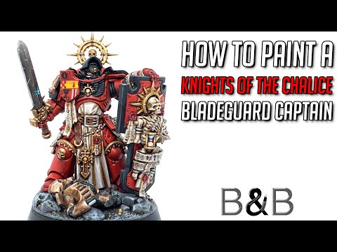 How to paint a Bladeguard Captain (Indomitus)