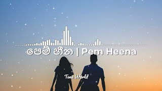 පෙම් හීන  Pem Heena Lyrical Video  T