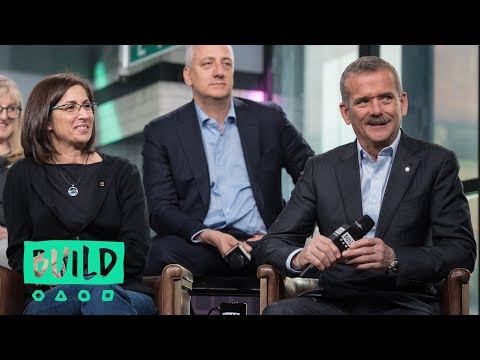 Thumbnail of the video: Interview with executive producers Jane Root and Arif Nurmohamed, and astronauts Chris Hadfield, Nicole Stott, Michael J. Massimino, and Jerry Linenger (BUILD series)