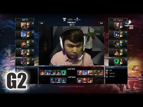 SK Telecom T1 vs GE Tigers | Game 2 Grand Finals LCK Spring 2015 | SKT vs GET G2
