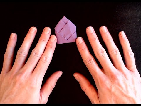 simple origami bamboo letter fold