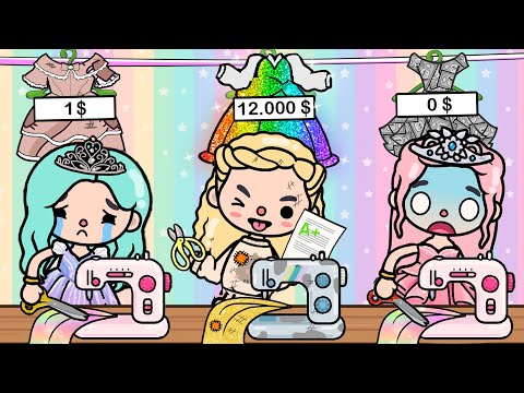 Poor Girl in Rich School | Toca Life Story | Toca Boca
