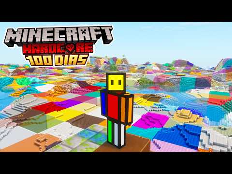 Sobreviví 100 Días con Chunks RANDOM ☠️