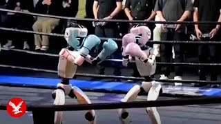 Download lagu World’s first robot kickboxing tournament held in China mp3