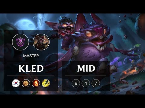 Kled Mid vs Nocturne - KR Master Patch 9.2