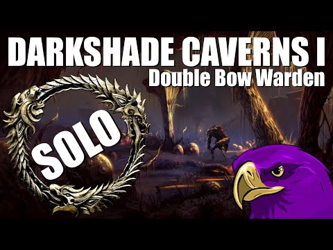 SOLO Double Bow Warden Build Darkshade Caverns I Mine All Mine ESO Group Dungeon Undaunted