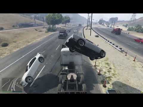 Phantom Wedge Truck Crashes GTA 5 Online