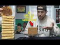 Condensing 10 Grilled Cheese Sandwiches Into A Small Cube Eating It In One Bite Human Science