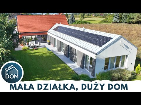 Tania działka i duży dom parterowy 220m² - Pomysł na Dom #138