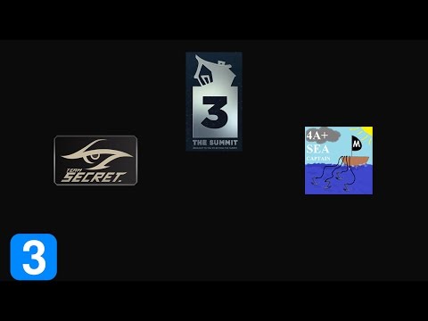 Highlights Team Secret vs 4 Anchors  Sea Captain Game 3- The Summit 3