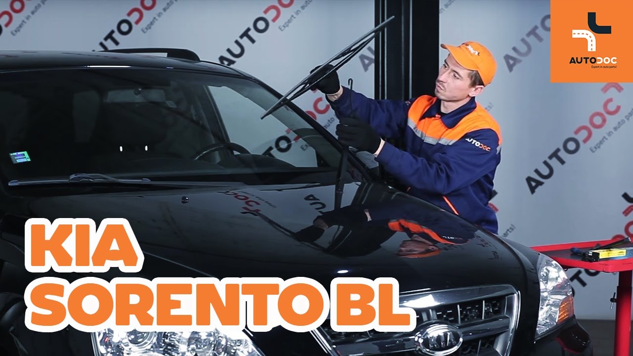 Ako vymeniť predné stierače na KIA Sorento JC – návod na výmenu