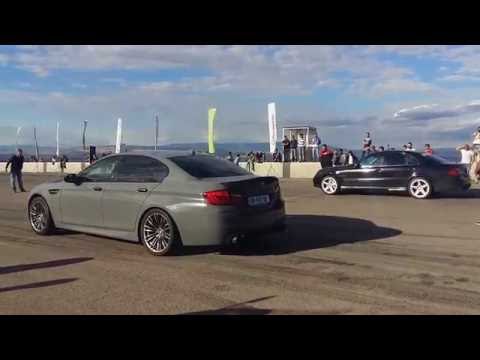 Bmw M5 F10 VS MERCEDES-BENZ E55 AMG
