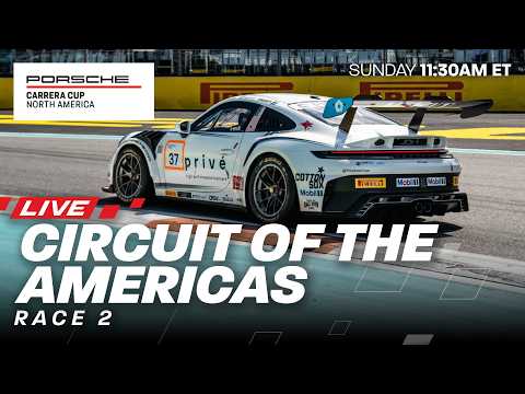 2026 Porsche Carrera Cup North America at Circuit of the Americas | Race 2 | Austin, TX