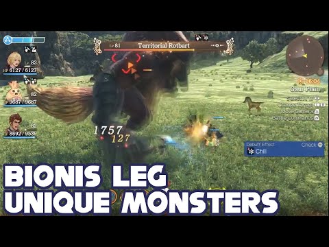 All Bionis Leg Unique Monsters & Locations - Xenoblade Chronicles Definitive Edition
