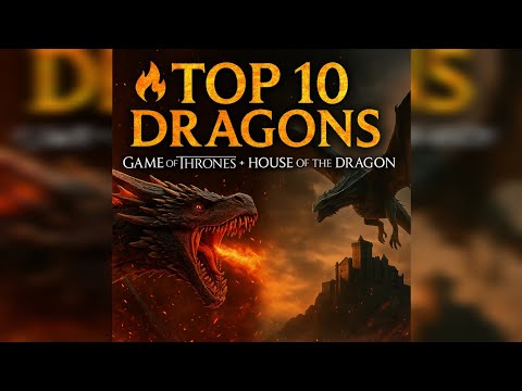 Top 10 Most Powerful Dragons in Game of Thrones & House of the Dragon
