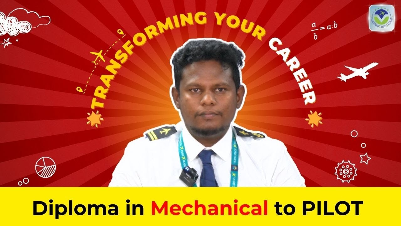 Mechanical Engineering to PILOT Career #veritastechpilotacademy #pilottraining #pilottraining