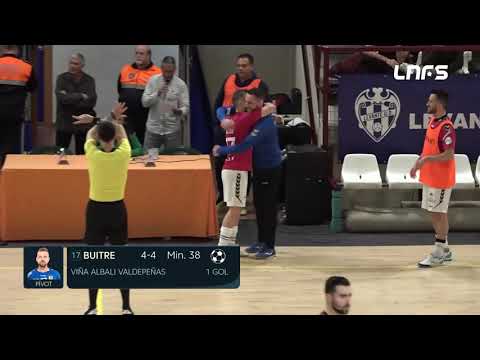 Gol Buitre (4-4) Levante UD FS - Viña Albali Valdepeñas. J23, 1Div. LNFS