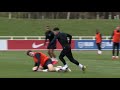 Jadon Sancho in England training