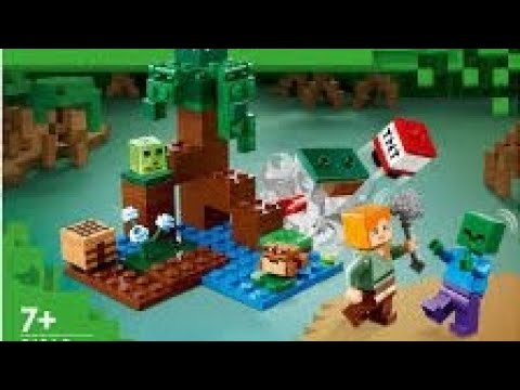 Darce's Lego reviews - Lego Minecraft swamp adventure set review