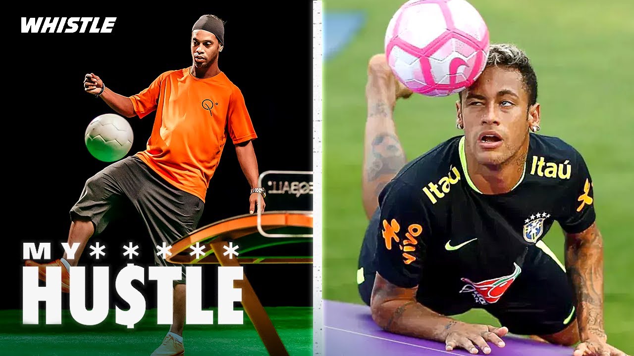 Ronaldinho playing Teqball