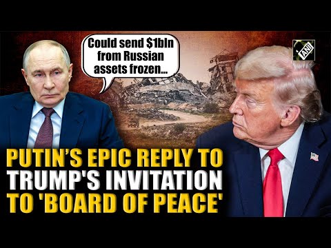 Putin on Trump's invitation to Board of Peace: Russia is ready to pay $1bln of Russian frozen assets