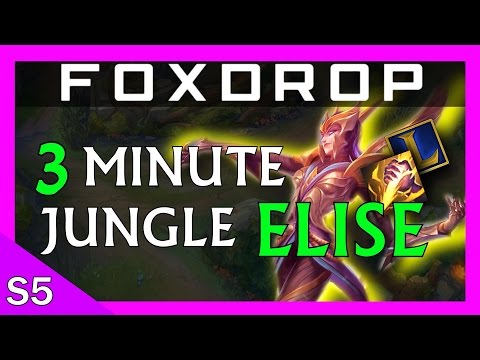 Jungle Elise in 3 Minutes - League of Legends Season 5 Diamond Guide