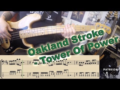 Tower Of Power - Oakland Stroke [BASS COVER] - with notation and tabs