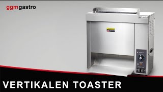 Toaster vertical - Manuel - 2,7 kW - pour pains à burger & hot-dog