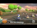 Mario Kart 8 Wii Moo Moo Meadows Mii And Rosalina Neck And Neck