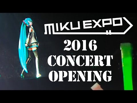 Miku Expo 2016 Opening in Toronto/Part of World is Mine (REUPLOAD BETTER AUDIO)