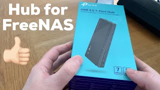 Video thumbnail for TP-Link UH720 - USB 3.0 7-Ports Hub to power my external FreeNAS hard drives by Stefan Svartling