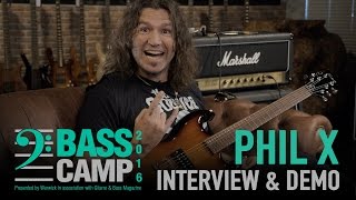 Video thumbnail for Bass Camp 2016 Interviews - PHIL X (Bon Jovi) + Framus Phil XG Signature Demo by Framus & Warwick