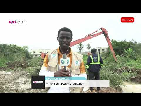 Clean Up Accra Initiative: Excavators Clear Years of Blocked Drains at Abokobi Wetlands | Ghana News
