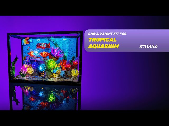 Video Teaser für LIGHT MY BRICKS - Tropical Aquarium 10366