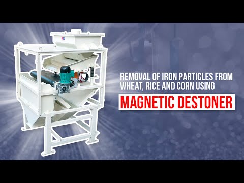 Magnetic destoner for wheat / rice /chana /udad, model: jmpl...