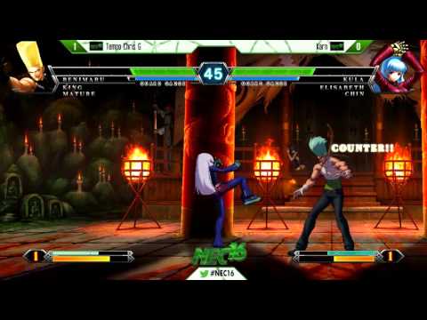 NEC16 KOFXIII Top 8 Tempo Chris G vs Karn