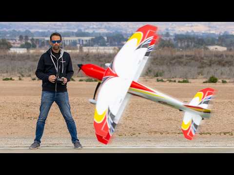 TESTING A FOAM F3A BIPLANE?! Carbon Arcus