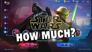 How to get cyclops and argus star wars skin in mobile legends