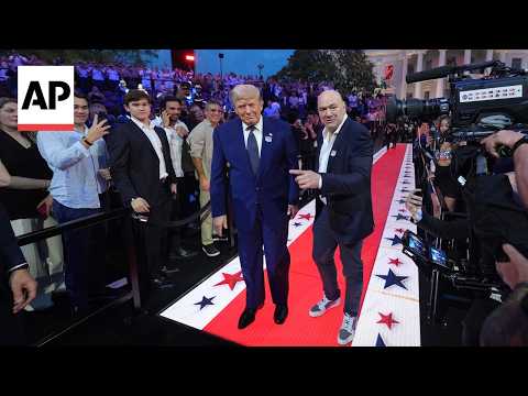 Trump arrives at UFC Freedom 250 fight at the White House on 80th birthday