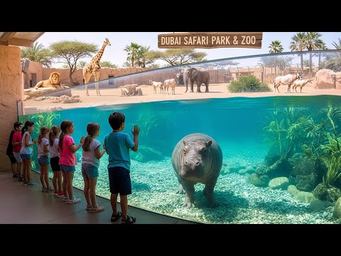 Dubai Safari Park & ​​Zoo Tour | Dubais größter Wildtierpark mit 3000 Tieren (4K-Video)