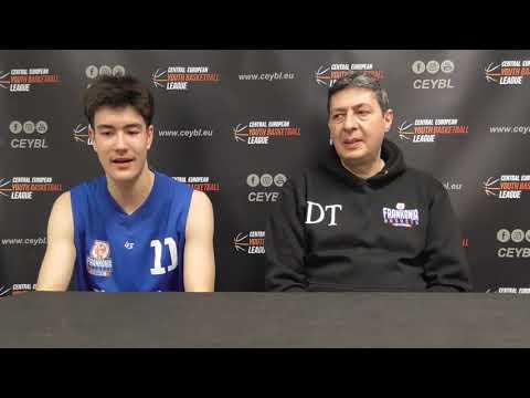 CEYBL U17 - Press conference, 24.2.2023, WKK Wroclaw - Frankonia Nürnberg