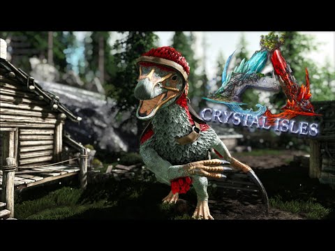 Domando Um CASAL de THERIZINOS! | [ ARK CRYSTAL CLUSTER E17]