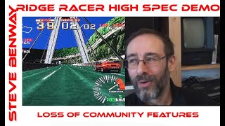 Ridge Racer Hi Spec Demo on PS1 / Loss of YouTube Community Features