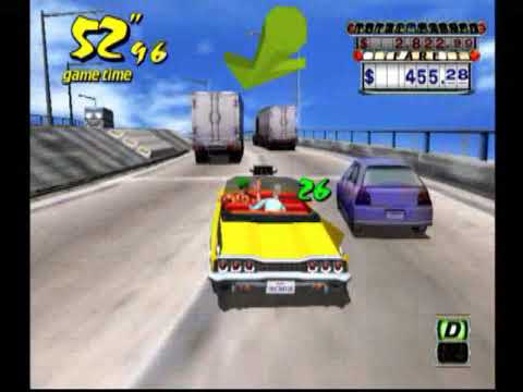 crazy taxi 2 dreamcast gameplay