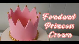 How To Make A Fondant Crown Cake Topper With No Template