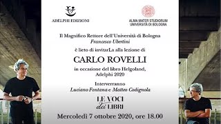 Lezione di Carlo Rovelli
