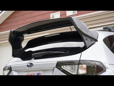 Installing an Agency Power Rally Wing on an 08-14 Subaru WRX STi!