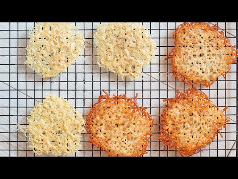 Easy Homemade Parmesan Crisps (Frico) Recipe - Make With Any Grated Cheese - EatSimpleFood.com