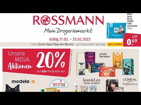 🛒 Rossmann Katalog Prospekt 21. bis 25. Februar 2022 - Neuigkeiten, Angebote Deutschland 🇩🇪