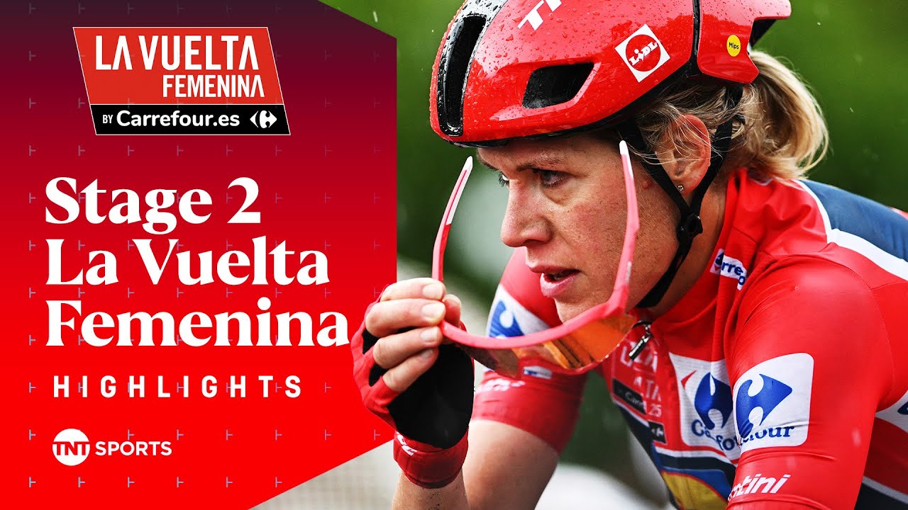 SUPERB WIN! 😮‍💨 | La Vuelta Femenina 2025 Stage 2 Race Highlights | TNT Sports Cycling